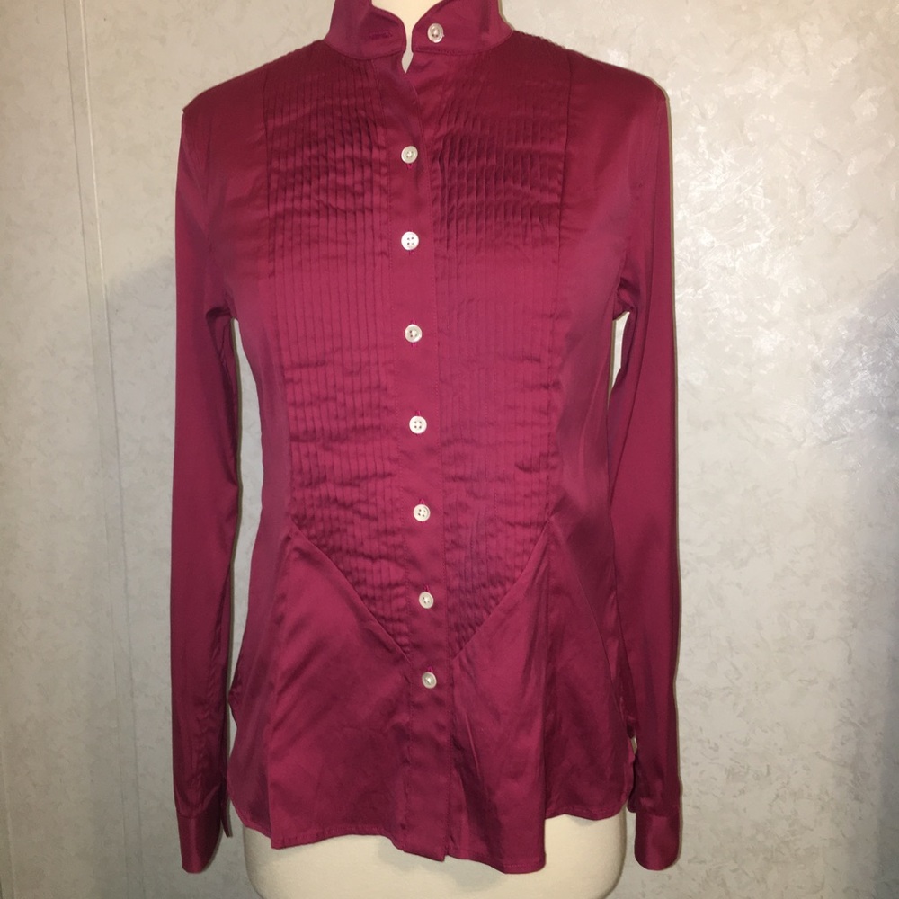 Meredith Banzhoff Tuxedo Shirt - Size 2